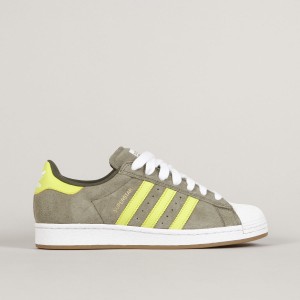 Adidas Superstar ADV Olive Strata Solar Yellow